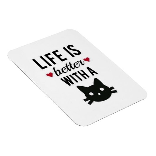 Flexibele magneet die zegt dat het leven beter is  (Rechterzijde)