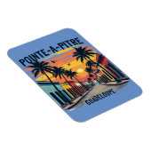 Flexibele magneet Guadeloupe – Souvenir zonsonderg (Rechterzijde)