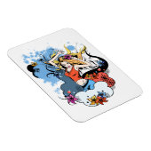 Flexibele Magneet met dansende meisje afbeelding (Rechterzijde)