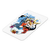 Flexibele Magneet met dansende meisje afbeelding (Linkerzijde)