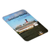 Flexibele magneet met foto van cruiseschip (Rechterzijde)