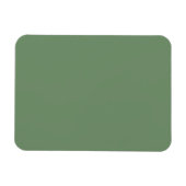 Flexibele magneet met groene achtergrond van Sage (Horizontaal)