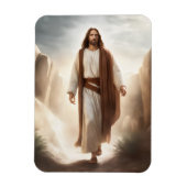 Flexibele magneet met Lord Jesus Walking (Verticaal)