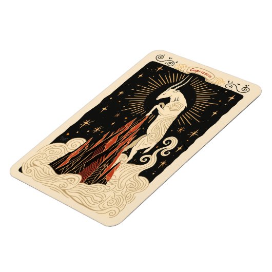 Flexibele magneet Steenbok Hemelse Zodiac Art (Linkerzijde)