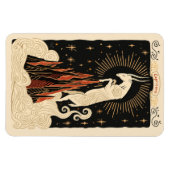 Flexibele magneet Steenbok Hemelse Zodiac Art (Horizontaal)