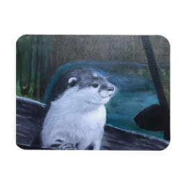 Flexibele magneet van rivierotter