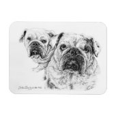 Flexibele Magneet van The Bald Divas! (Horizontaal)