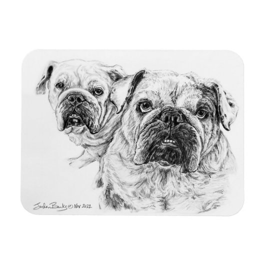 Flexibele Magneet van The Bald Divas! (Horizontaal)