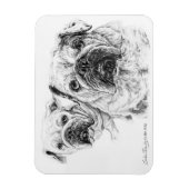 Flexibele Magneet van The Bald Divas! (Verticaal)