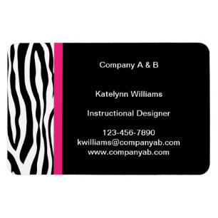 Flexibele magnetische zebra magneet