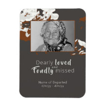 Flexibele Memorial Photo Magnet
