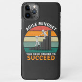 Flexibele mentaliteit die je nodig hebt om anderen iPhone hoesje (Achterkant)