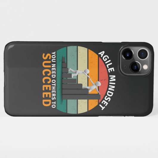 Flexibele mentaliteit die je nodig hebt om anderen iPhone hoesje (Achterkant horizontaal)