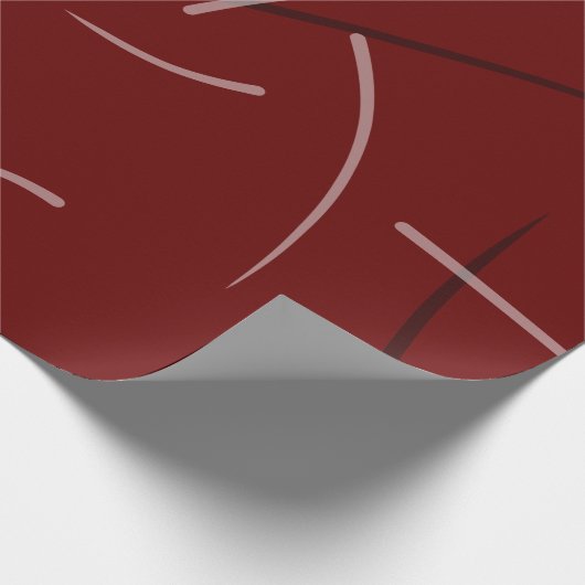 Flexibele monochrome afspeelbare eenvoudige schijf cadeaupapier (Hoek)