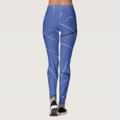 Flexibele monochrome afspeelbare eenvoudige schijf leggings (Achterkant)