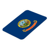 Flexibele patriottische magneet met Idaho-vlag (Linkerzijde)