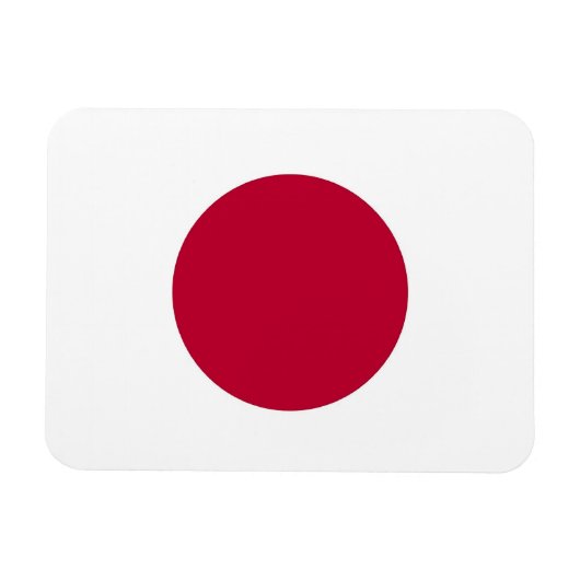 Flexibele patriottische magneet met Japanse vlag (Horizontaal)