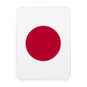 Flexibele patriottische magneet met Japanse vlag (Verticaal)