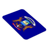 Flexibele patriottische magneet met Michigan-vlag (Rechterzijde)