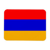 Flexibele patriottische magneet met vlag van Armen (Horizontaal)