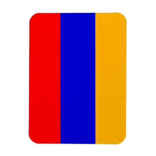 Flexibele patriottische magneet met vlag van Armen (Verticaal)