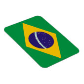 Flexibele patriottische magneet met vlag van Brazi (Rechterzijde)