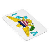 Flexibele patriottische magneet met vlag van de Ma (Rechterzijde)