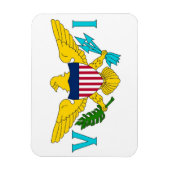 Flexibele patriottische magneet met vlag van de Ma (Verticaal)