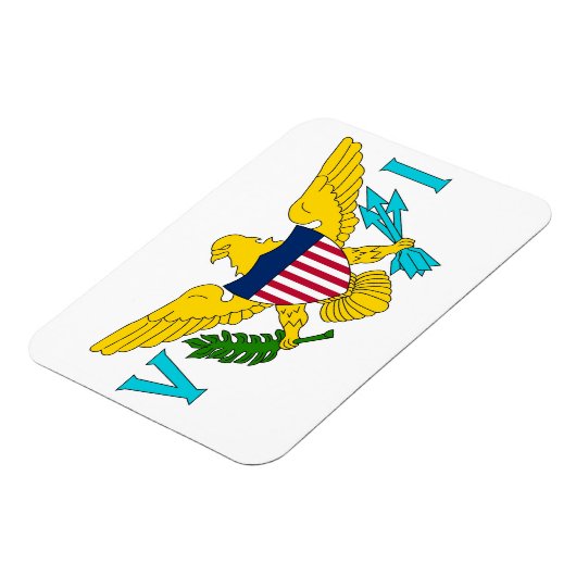 Flexibele patriottische magneet met vlag van de Ma (Linkerzijde)