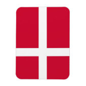 Flexibele patriottische magneet met vlag van Denem (Verticaal)