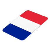 Flexibele patriottische magneet met vlag van Frank (Linkerzijde)
