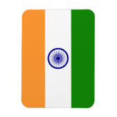 Flexibele patriottische magneet met vlag van India (Verticaal)