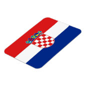 Flexibele patriottische magneet met vlag van Kroat (Linkerzijde)
