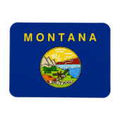 Flexibele patriottische magneet met vlag van Monta (Horizontaal)