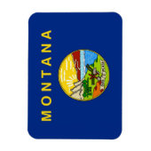 Flexibele patriottische magneet met vlag van Monta (Verticaal)