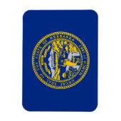 Flexibele patriottische magneet met vlag van Nebra (Verticaal)