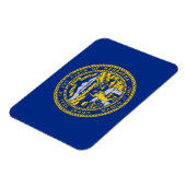 Flexibele patriottische magneet met vlag van Nebra (Linkerzijde)