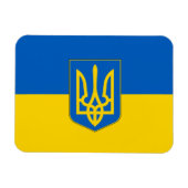 Flexibele patriottische magneet met vlag van Oekra (Horizontaal)