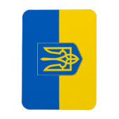 Flexibele patriottische magneet met vlag van Oekra (Verticaal)