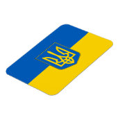 Flexibele patriottische magneet met vlag van Oekra (Linkerzijde)