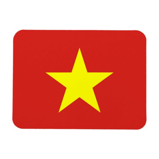 Flexibele patriottische magneet met vlag van Vietn (Horizontaal)