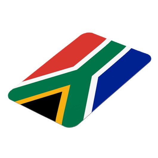 Flexibele patriottische magneet met Zuid-Afrikaans (Linkerzijde)