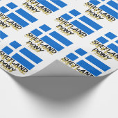 Flexibele pony's - Shetland Cadeaupapier (Hoek)