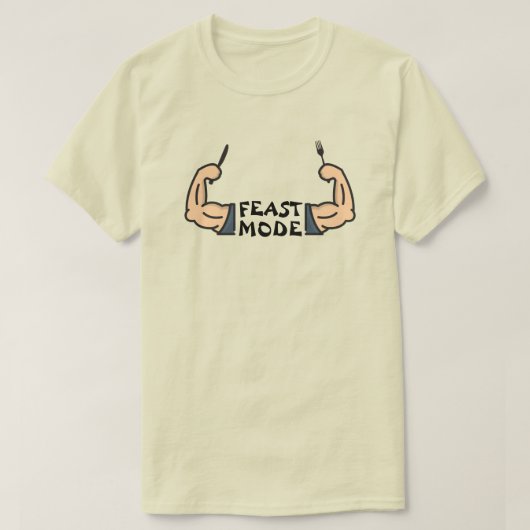 Flexibele Thanksgiving in de Feast Mode T-shirt (Design voorkant)