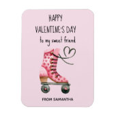 Flexibele Valentijnsdag van gepersonaliseerde vrie Magneet (Verticaal)