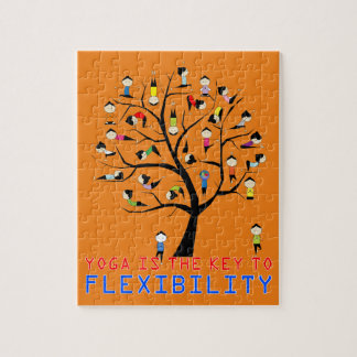 Flexibele Yoga Legpuzzel