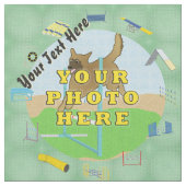 Flexibiliteit - Foto gepersonaliseerd Stof (Close Up)