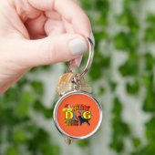 Flexibiliteit met platte coating sleutelhanger (Hand)