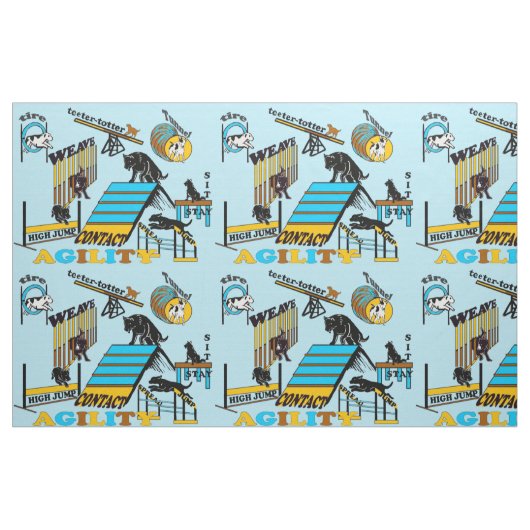 Flexibiliteitsstructuur voor hondenliefhebbers stof (Fat Quarter)