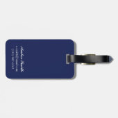 Flexible Flyer Pin-Up-Skiing-meisje Bagagelabel (Achterkant horizontaal)